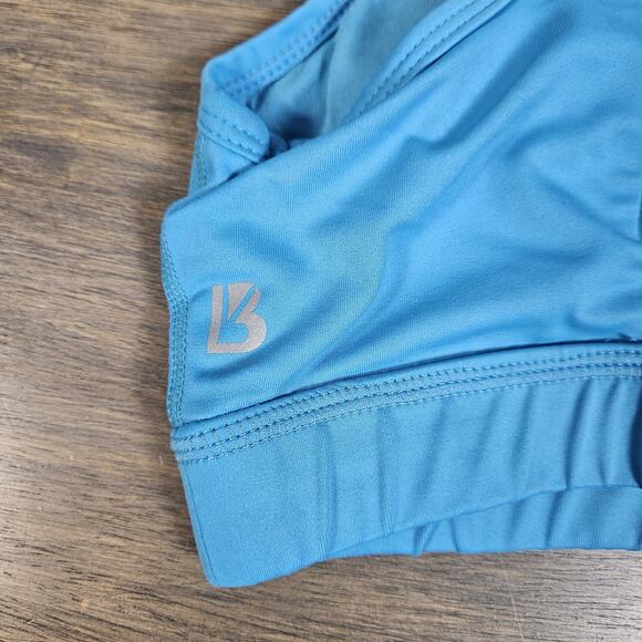 Buff Bunny Sports Bra Women Size Small Blue Light Padding Inserts - Picture 3 of 4